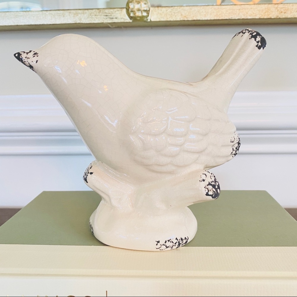 New French Country Ceramic Bird Decor - Picture 5 of 5